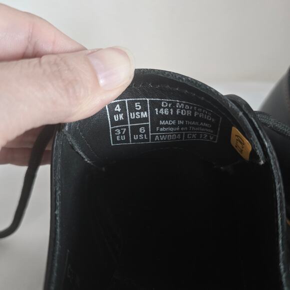 *NEW Dr. Martens 1461 For Pride Smooth Leather Oxford Shoes Womens US 6 Rainbow - Picture 8 of 8